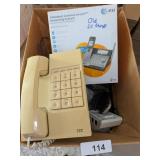 Old Cellphones, Telephones, Chargers, Cords &