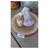 Wash Bowl & (2) Vases