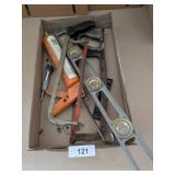 Level, (2) Hacksaws, Caulking Gun & Other
