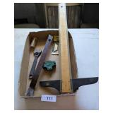 Crowbar, Adjustable Wrench, Stanley Blades &