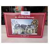 Saint Nicholas Square Light-Up Gas Station