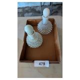 (2) Fenton Perfume Bottles w/