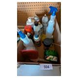 Spray Bottles, Car Wax, Household Insect Spray, +