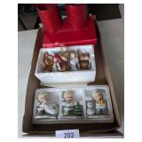 Candles, Homco Mice Skate Figurines &