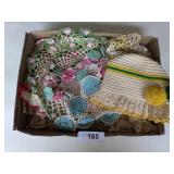 Doilies, Crochet Hat & Other