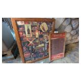 Coca-Cola Checkerboard + Framed Coca-Cola Puzzle