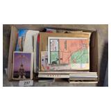 Souvenir Postcards, Travel Magazines & Maps