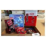 Coca-Cola Tins + Small Coke Nascar