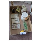 Bunny Rabbits, Candle, Vase Filler &