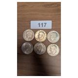 (6) Eisenhower Dollars
