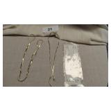 (3) Necklaces - marked 14K
