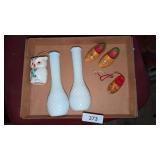 Miniature Wooden Shoes w/ Holland Decal,