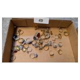 Costume Rings Large Quantity