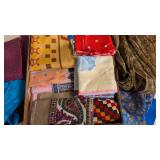 Vintage Scarves, Hair Ties, Handkerchief