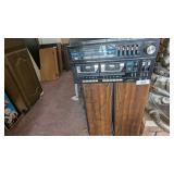 Sanyo Stereo Music System w/ (2) Speakers