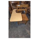 Right Arm School Desk Chair