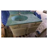 Retro Aqua Sink Top & Base