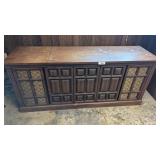 Vintage Console Stereo Cabinet (No Components)