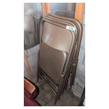 (4) Metal Folding Chairs