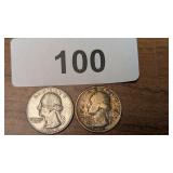 (2) Washington Quarters