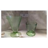 (2) Pcs. Green Depression