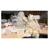 Hand Crafted Bunnies, A Teddy Bear +