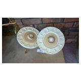 (2) Vintage Recess Ceiling Lights