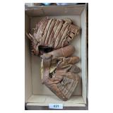 (2) Vintage Baseball Mitts