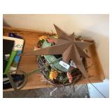 Grapevine Wreaths, Metal Star