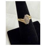 Ladies Ring marked 10K