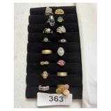 (16) Costume Rings
