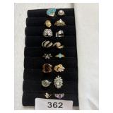 (16) Costume Rings