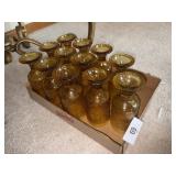 Vintage Topaz Glasses (set of 12)
