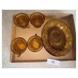 Vintage Topaz Snack Sets