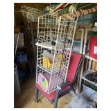 (2) Lawn Chairs w/ Misc Plastic Items