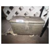 Metal Chest w/ Electric Drill (untested)