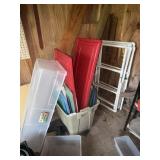 (1) Long Tote w/ Lid + Other Totes &