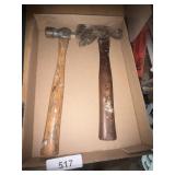 Craftsman Hatchet & Craftsman Ball Peen Hammer