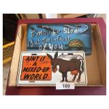 Mule Front License Plate