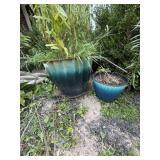 (2) Flower Pots