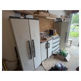 (4) Black & Decker Plastic Storage Units -*