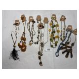 (10) necklace/earring sets