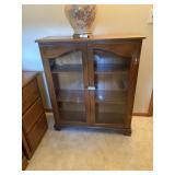 Modern Bookcase w/ Glass Doors