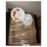 Glass Beer Pitcher & Bonus Items