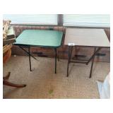 (2) Non-matching TV Trays