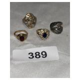(4) Costume Rings