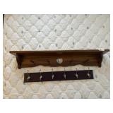 (2) Wall Pieces / Clothing Racks