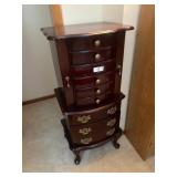 Jewelry Armoire Unit + Tie Holder