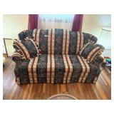 Hide-a-Bed Couch w/ Throw Pillows