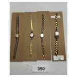 (4) Ladies Elgin Watches